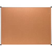 Amazon Basics - Tablón de corcho- 91-4 x 121-9 cm- bastidor de aluminio